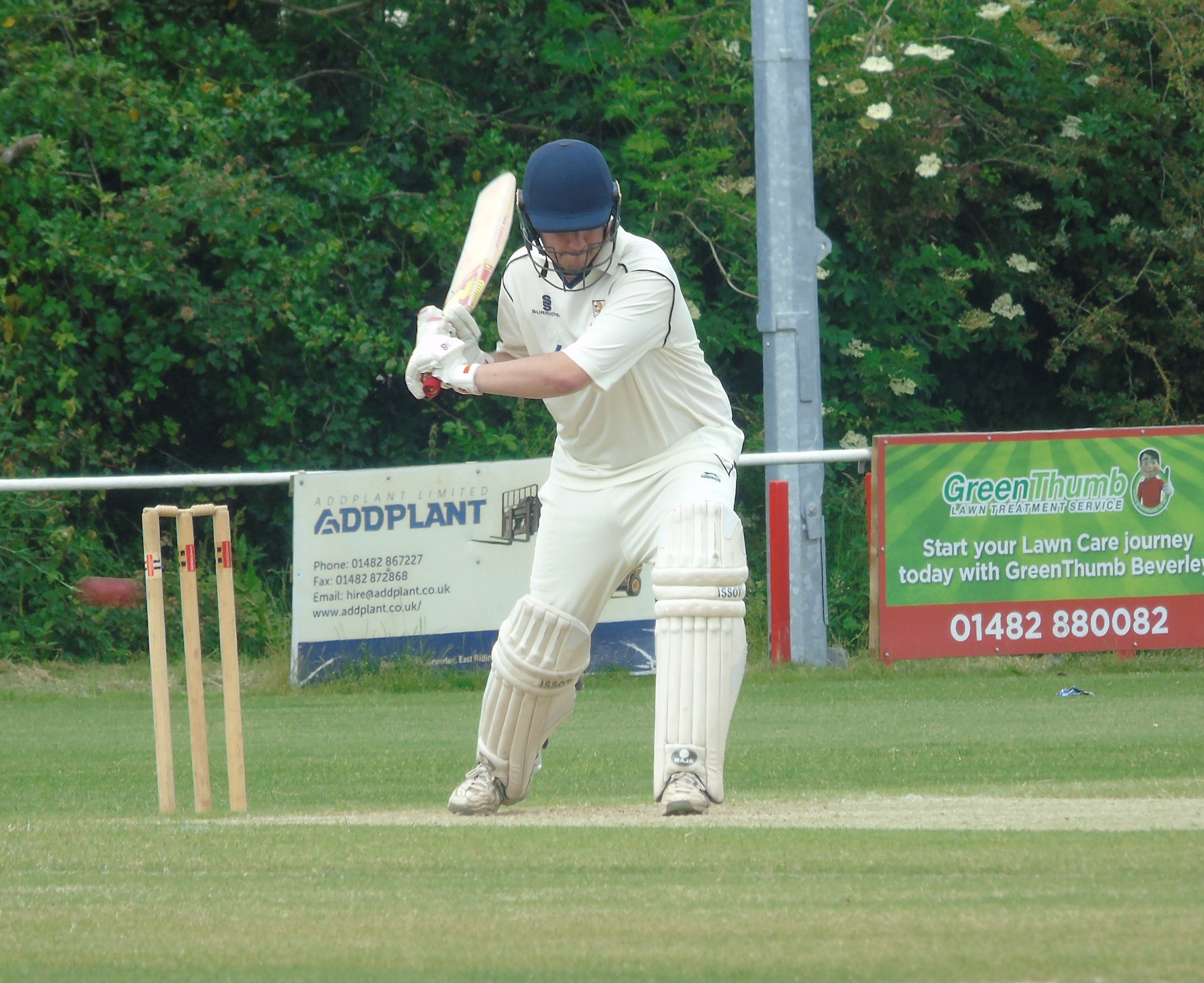 Jon Petfield Batting vs Beverley 2023